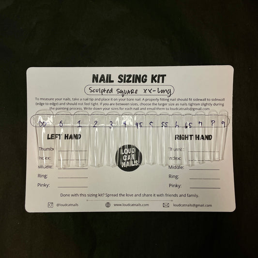 Square xx-long sizing kit